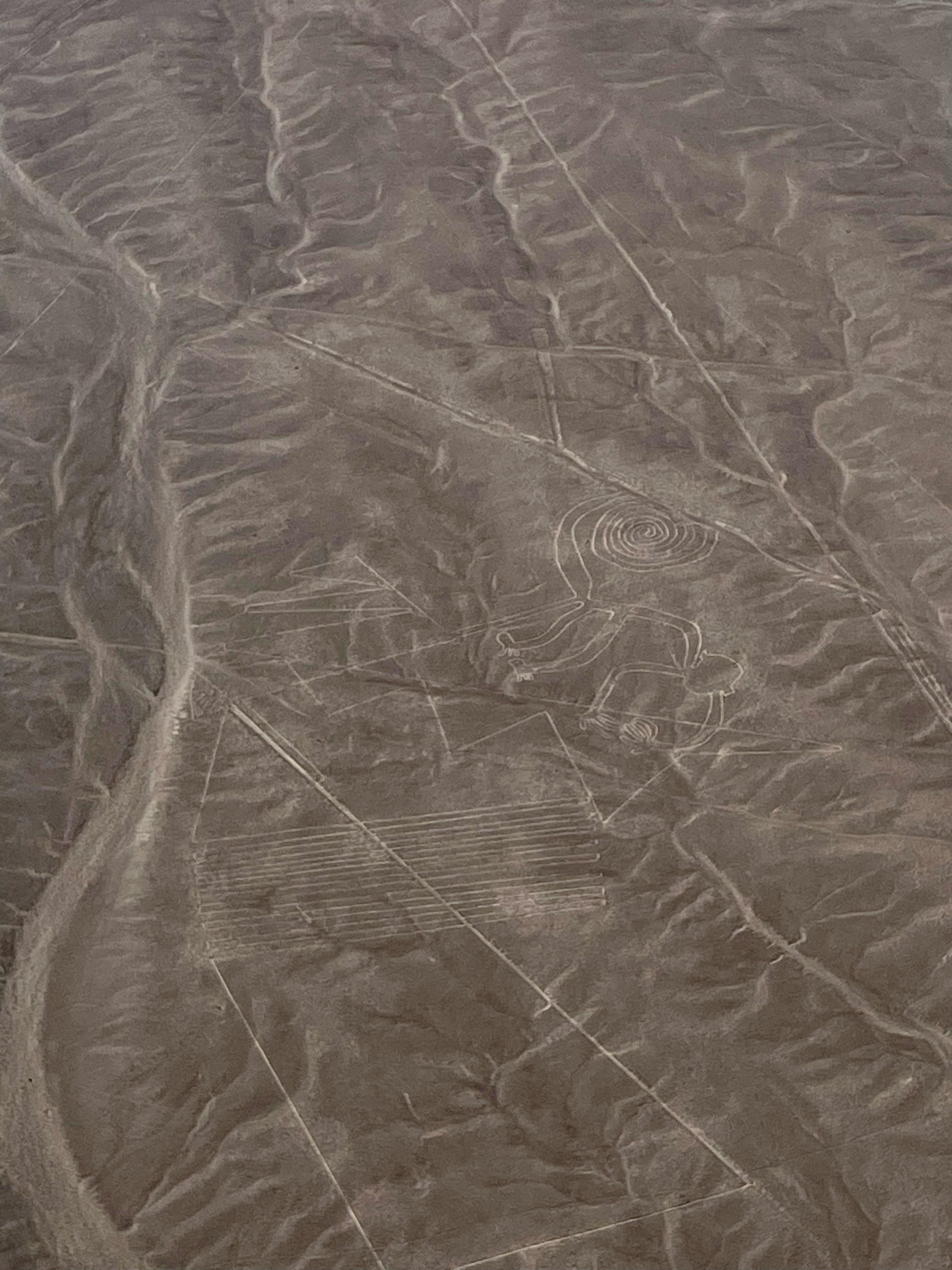 Líneas de Nasca en el desierto